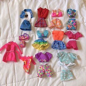 Lot of 90s Vintage Barbie Clothes